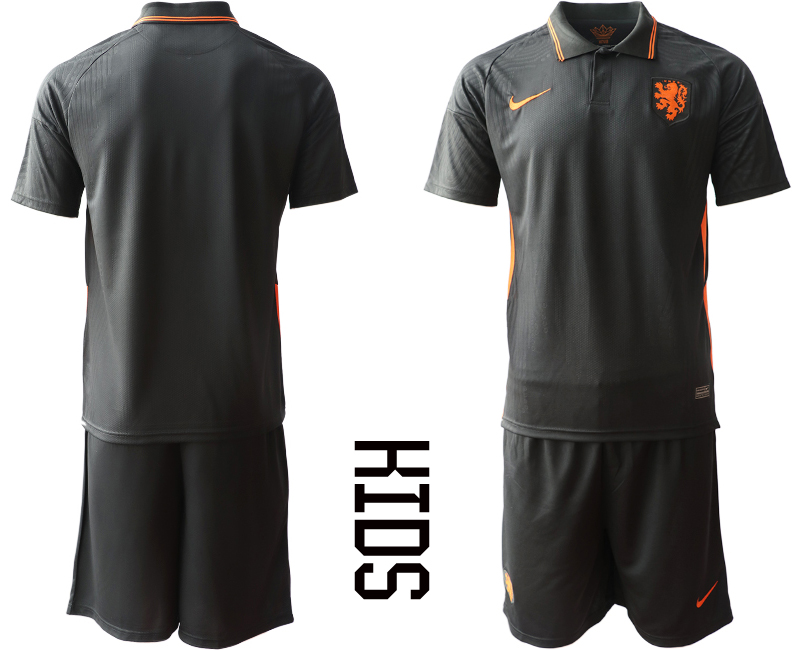 2021 European Cup Netherlands away Youth. soccer jerseys->youth soccer jersey->Youth Jersey
